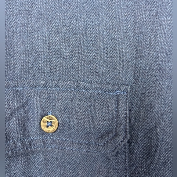 Woolrich Men's 2XL Flannel Jacket Pockets Thick Cotton Navy Gorpcore Outdoors - Picture 8 of 10